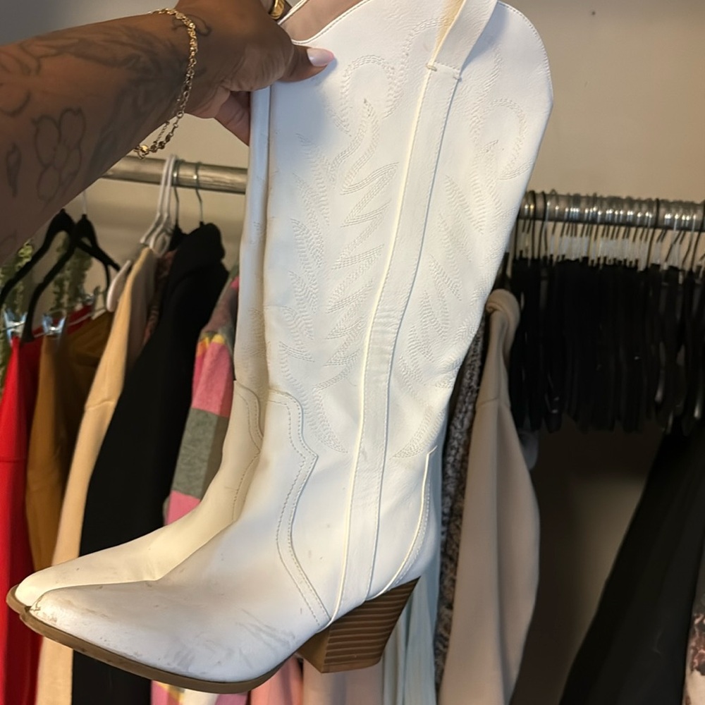 White Cowgirl Boots